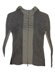 Maxmara Gilet Kaki Cardigan Fe