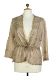 Brandtex Gilet Beige Cardigan 