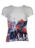 Dkny T-shirt / Top Blanc Manch