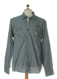 Garcia Chemise Vert Manche Lon