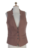Noa Noa Gilet Marron Clair Gil