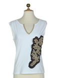 Indies T-shirt / Top Blanc Deb