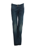 Stone Aged Jean Bleu Jean Coup