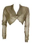 I Blues Gilet Taupe Bolero Fem