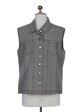 Steilmann Gilet Kaki Bolero Fe