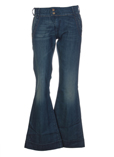 Stone Aged Jean Bleu Fonce Jea