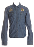 Japan Rags Chemise Jean Manche