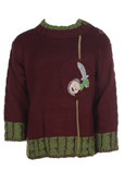 Tapioca Pull Bordeaux Col Rond