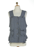 Cannisse Gilet Bleu Acier Gile