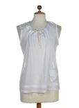 Voodoo T-shirt / Top Blanc Deb