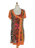 Paul Brial Tunique Orange Tuni