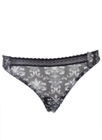 Ikks Lingerie Noir Strings/tan