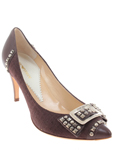 Armani Chaussure Marron Escarp