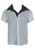 3 Pommes Chemise Noir Manche C