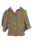 Chipie Gilet Kaki Cardigan Fil