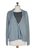 Felino Gilet Gris Cardigan Fem