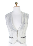 Balmain Gilet Gris Gilet Femme