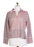 Armor Lux Gilet Rose Cardigan 