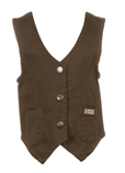 Alphabet Gilet Marron Gilet Fi