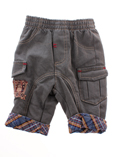 Kenzo Pantalon Gris Souris Pan