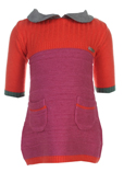 Kenzo Pull Rouge Col Chemisier