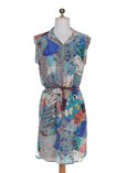 Gerard Darel Tunique Bleu Tuni