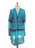 Chacok Gilet Vert Cardigan Fem