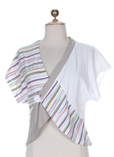 Enjoy Gilet Blanc Cache-c?ur F