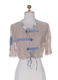 Enjoy Gilet Beige Bolero Femme
