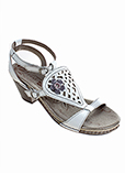 Jose Saenz Chaussure Gris Perl