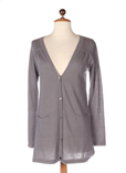Estheme Gilet Lilas Cardigan F