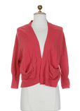 Hache Gilet Rose Cardigan Femm
