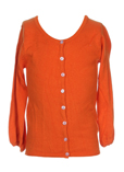 Cks Gilet Orange Cardigan Fill