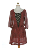 Only Tunique Bordeaux Tunique 