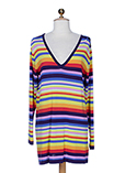 Alain Weiz Pull Bleu Fonce Pul