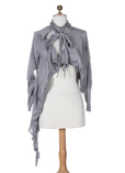 Sarah Pacini Gilet Gris Perle 