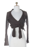 Sarah Pacini Gilet Chocolat Ca