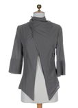 Sarah Pacini Gilet Taupe Cardi