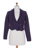 Sandwich Gilet Violet Cardigan