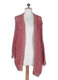 Klaya Gilet Rouge Cardigan Fem