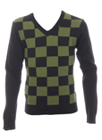 Little Marcel Pull Vert Col V 