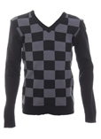 Little Marcel Pull Gris Col V 