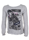 Ddp T-shirt / Top Gris Chine M