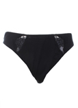 Antigel Lingerie Noir Slips/cu