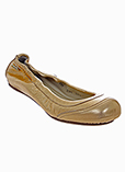 Armani Chaussure Or Ballerine 