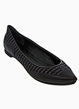 Armani Chaussure Noir Ballerin