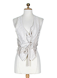 Sandwich Gilet Beige Gilet Fem