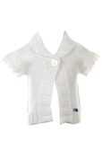 Alphabet Gilet Ecru Cardigan F