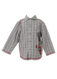 3 Pommes Chemise Taupe Manche 