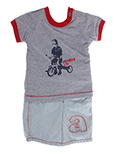 Absorba Ensemble Gris T-shirt 